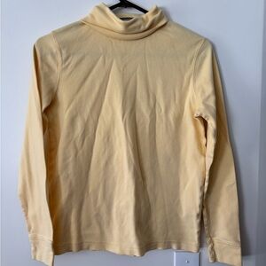 VINTAGE Croft & Barrow Soft Yellow Turtleneck
